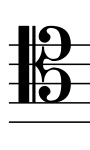 The tenor clef