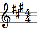 3 sharps