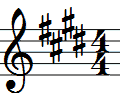 4 sharps