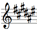 6 sharps