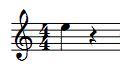 4th space from bottom